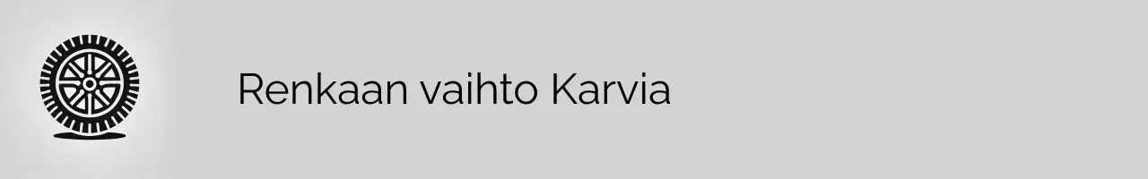 Renkaan vaihto Karvia